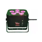 Wireless DMX&IR Remote Control&Battery Power 6*18W(RGBWAP 6 in 1) LED Par Light